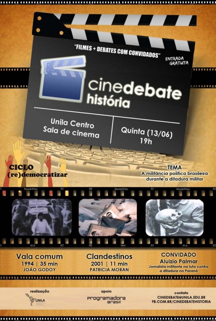 CineDebate História discute a ditadura militar nesta quinta (13)