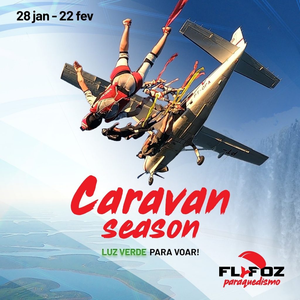 Paraquedismo, arte e música: Caravan Season terá atrações para toda a família neste domingo (31)
