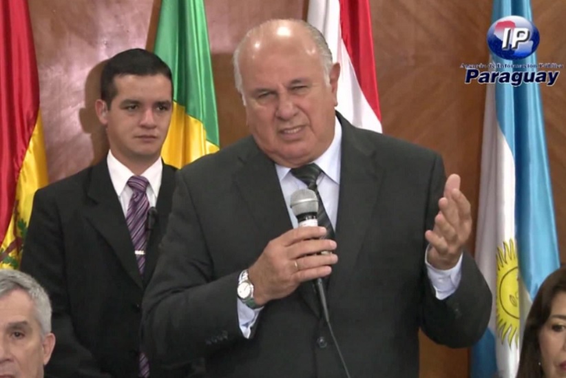 Oscar Denis em imagem de 2012, quando foi escolhido pelo Congresso para o cargo de vice-presidente. Fonte: Gentileza/Agência Pública IP Paraguay.