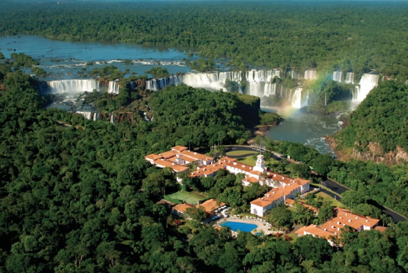 Vista aérea do Belmond Hotel das Cataratas. Foto: Gentileza/Belmond