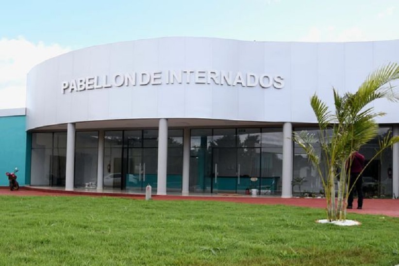 Pavilhão de Internados no Hospital Distrital de Hernandarias. Imagem: Gentileza/Gobernación Alto Paraná