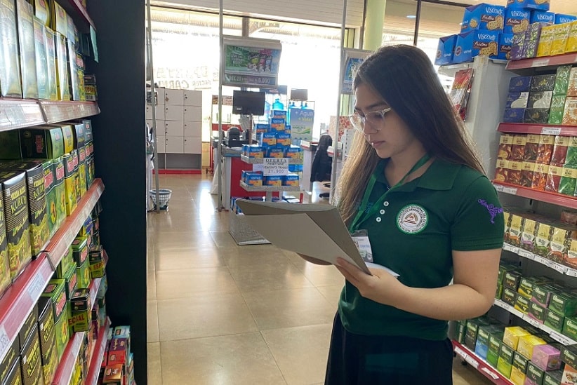 Pesquisadores da UNE coletaram os preços em cinco mercados do lado paraguaio da fronteira. Imagem: Gentileza/UNE