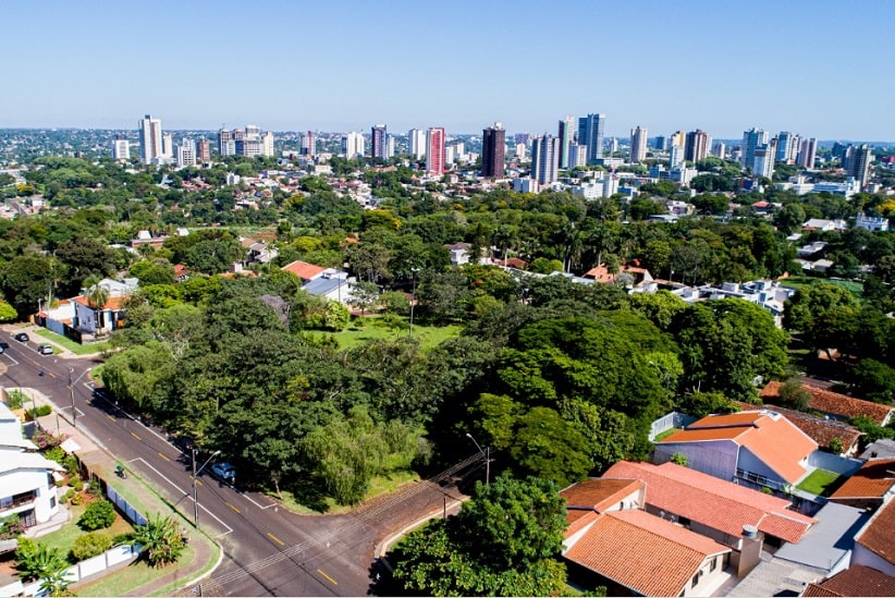Terreno da praça foi doado para a Prefeitura de Foz do Iguaçu por pioneira do bairro em 1974. Foto: Marcos Labanca/H2Foz
