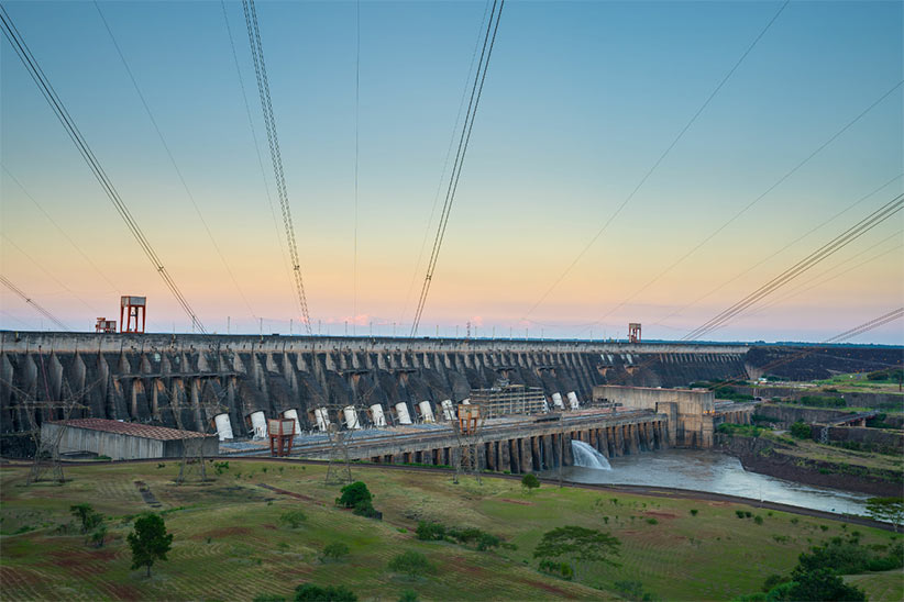 Usina hidrelétrica de Itaipu lidera produção de energia no Brasil e no Paraguai. Foto: Alexandre Marchetti/Itaipu Binacional