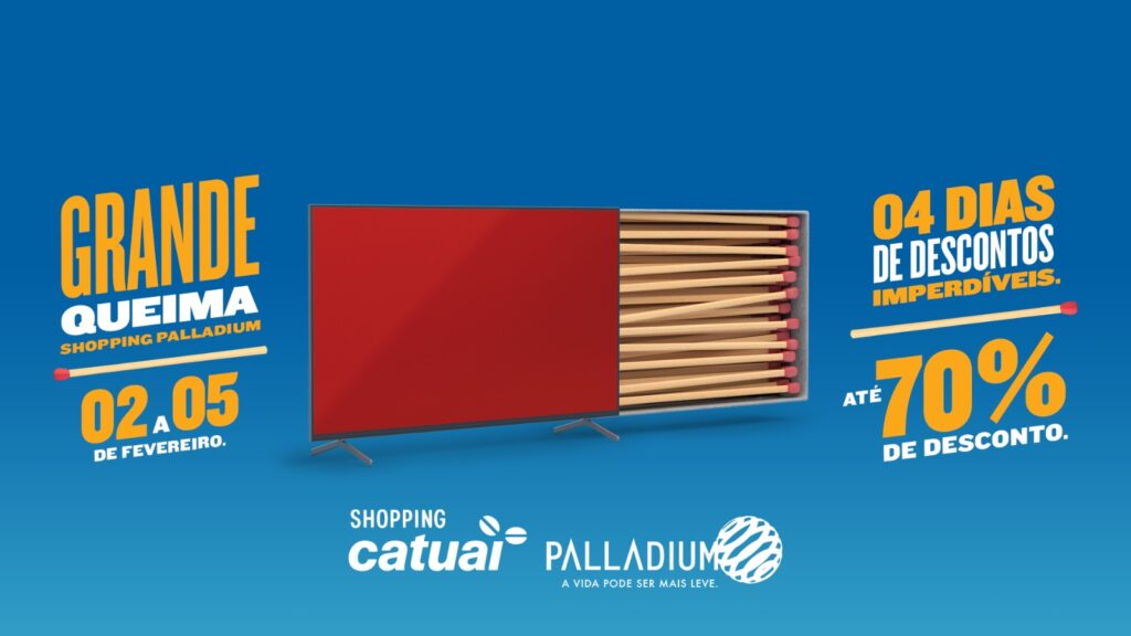 Shopping Catuaí Palladium promove “Grande Queima” com descontos de até 70%