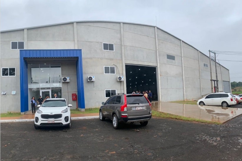 Fábrica está instalada no Complexo Empresarial Global, em Ciudad del Este. Imagem: Gentileza/Ministra da Indústria e Comércio do Paraguai