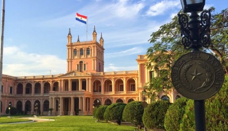 Fachada do palácio presidencial em Assunção, capital do Paraguai. Imagem: Gentileza/Senatur (Arquivo)