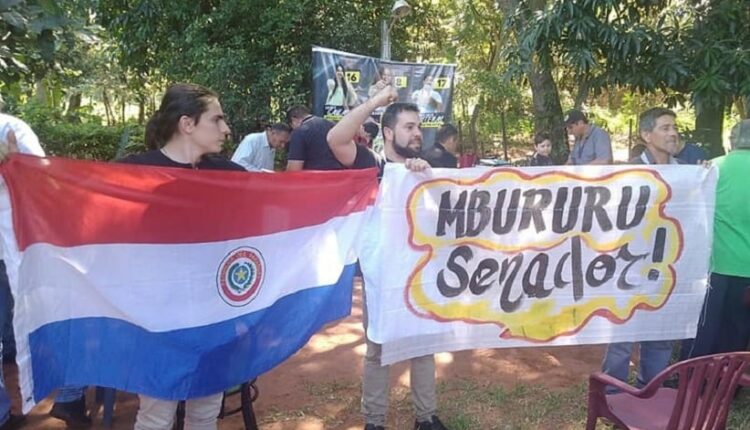 Campanha eleitoral de "Mbururu" foi feita por apoiadores. Foto publicada na página Mbururu TV, no Facebook.