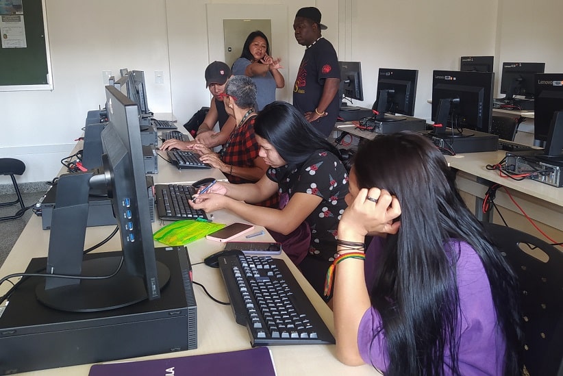 Maior grupo indígena da Unila participa de curso na própria língua