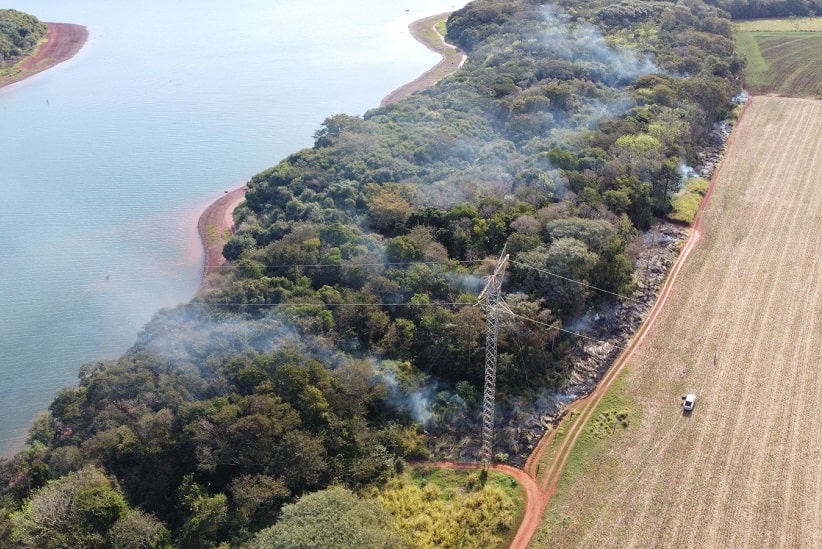 Itaipu alerta para estiagem e risco de queimadas no Oeste do Paraná