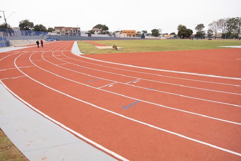 Conheça a nova e moderna pista de atletismo de Foz do Iguaçu