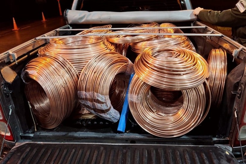 Argentina intercepta carregamento de cobre na fronteira