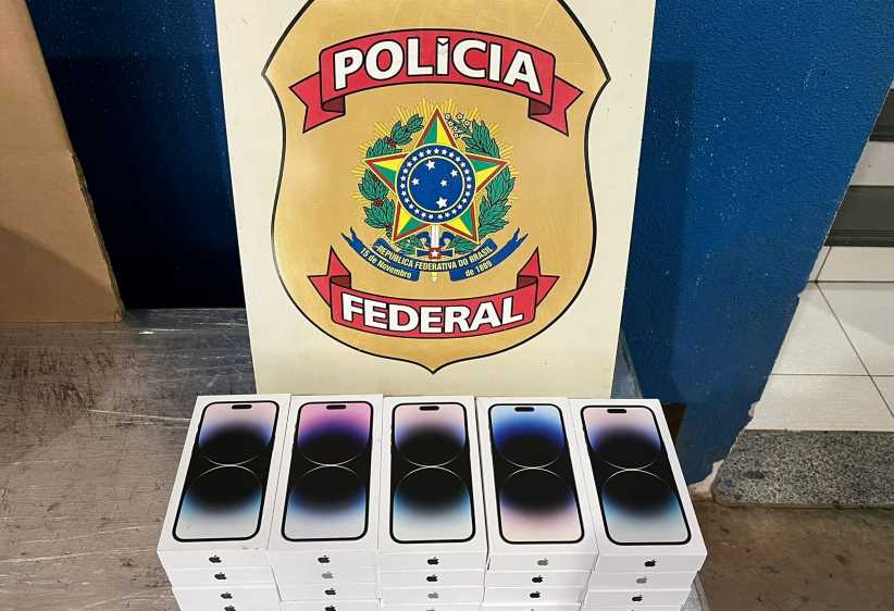 Duas passageiras são presas com R$ 100 mil em celulares na BR-277