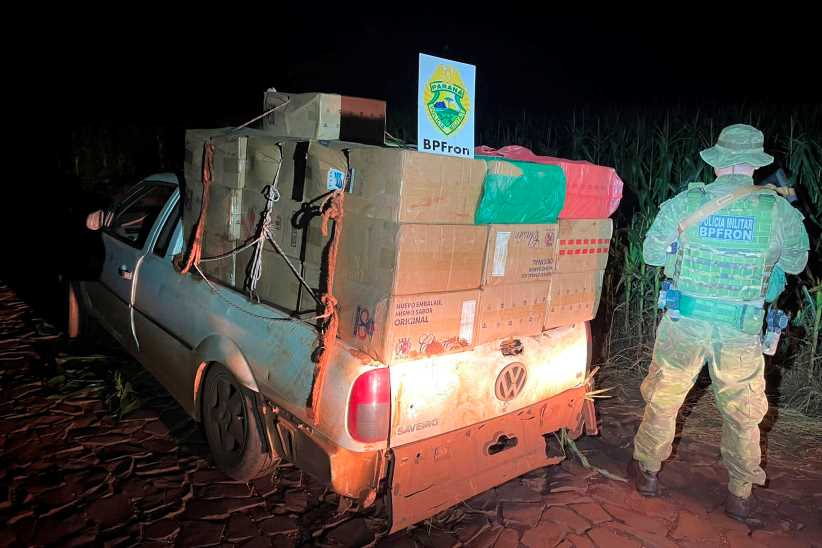 Polícia de fronteira apreendeu 900 mil cigarros em 2023: R$ 46 milhões de prejuízo ao crime