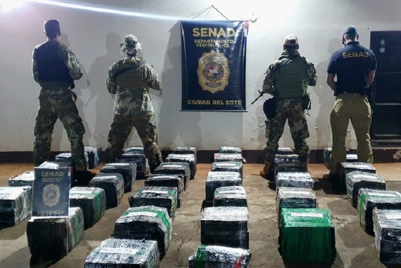 Militares fazem nova apreensão de maconha no lago de Itaipu