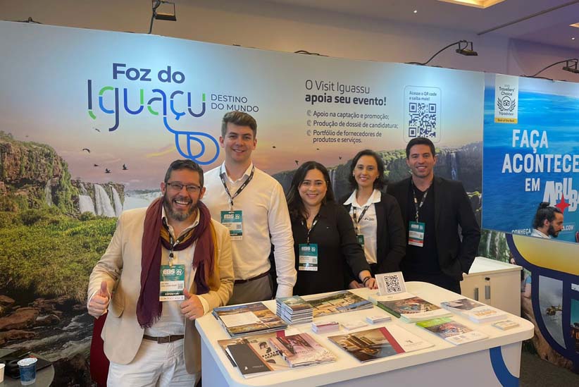 Divulgando Destino Iguaçu pelo mundo