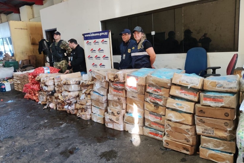 Paraguai apreende 1,7 tonelada de mercadorias na Ponte da Amizade