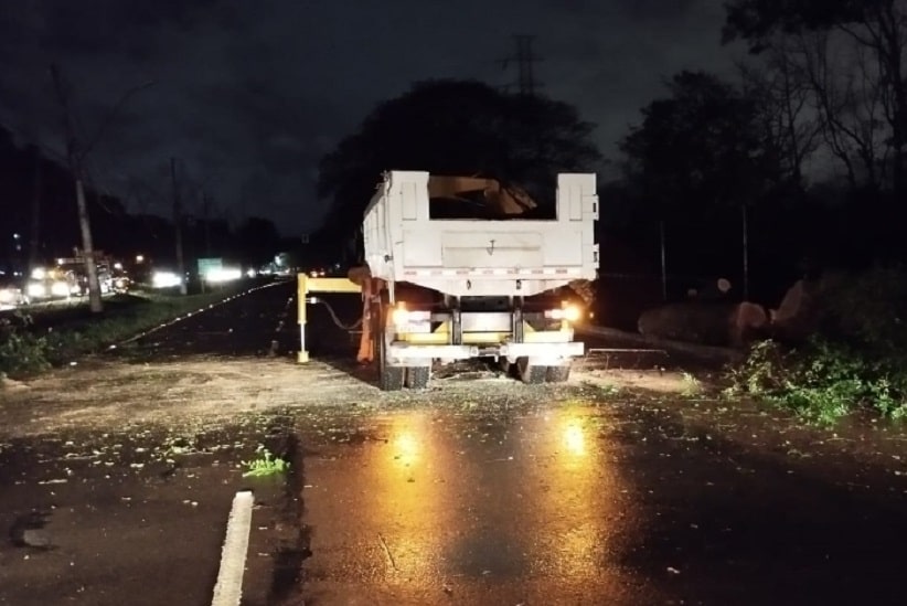 Temporal provocou estragos nos três lados da fronteira