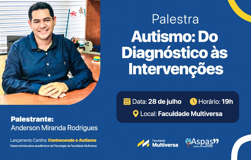 Multiversa e ASPAS promovem palestra sobre Autismo e lança cartilha: Conhecendo o autismo