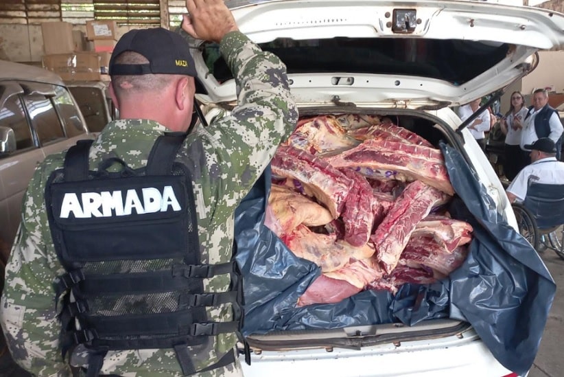 Paraguai apreende seis toneladas de carne argentina na fronteira