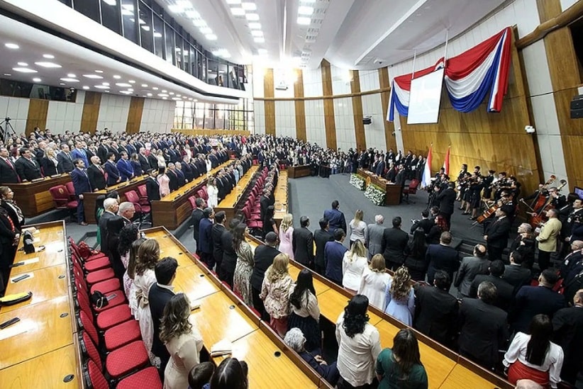 Panorama da sessão solene de posse da Legislatura 2023-2028. Foto: Gentileza/Câmara dos Deputados