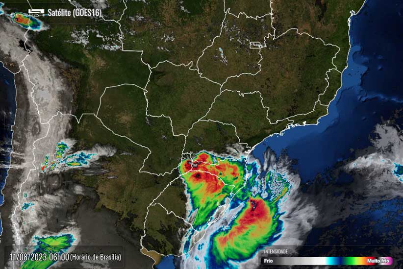 Fim de semana terá chuva e volta do frio em Foz do Iguaçu