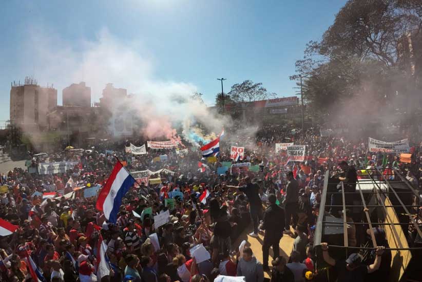 Imagem da manifestação desta terça (15), publicada no Twitter (X) pelo prefeito Miguel Prieto.