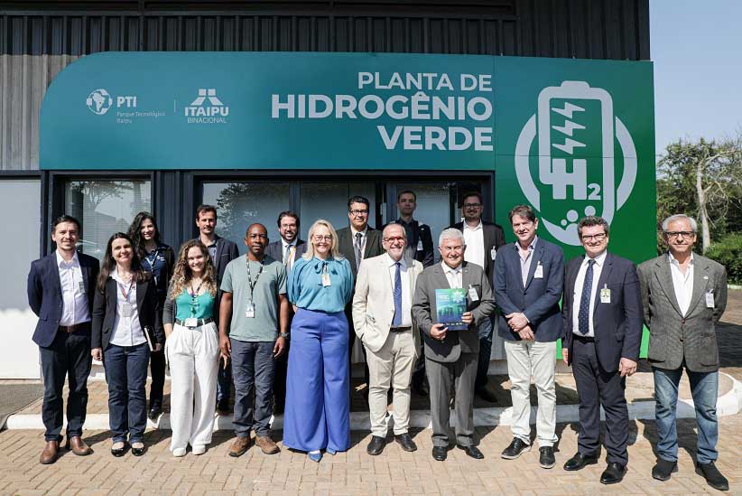 Senadores visitam projeto de hidrogênio verde em Foz do Iguaçu