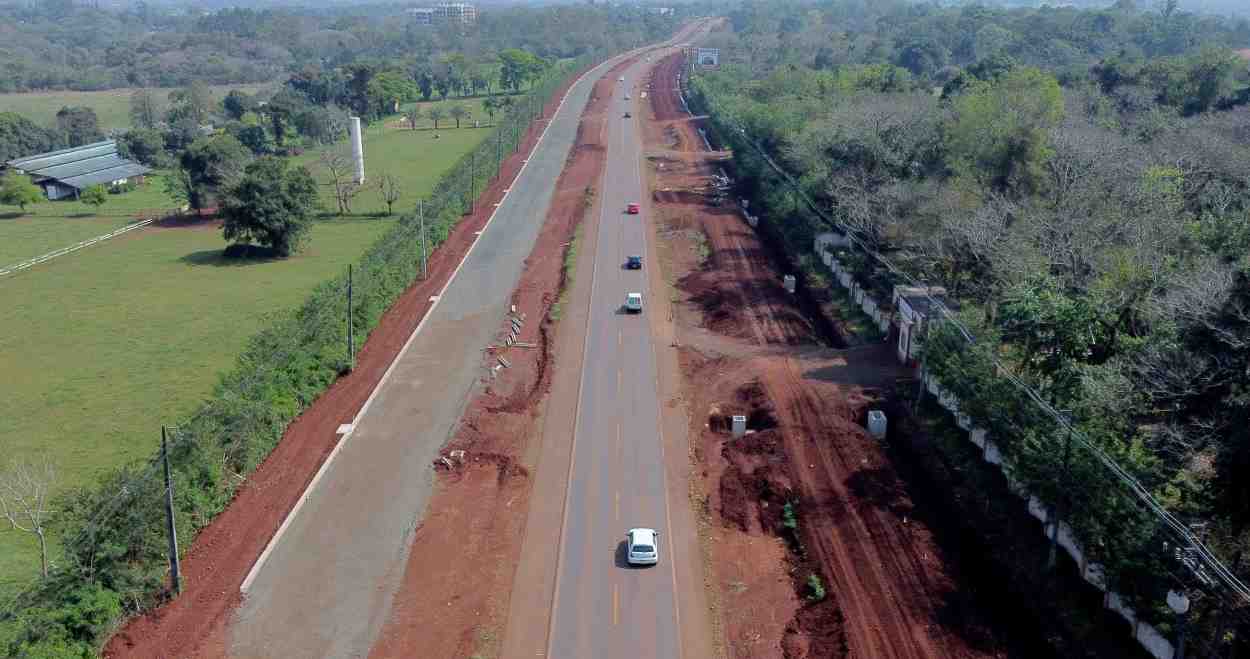 Rodovia das Cataratas projeta vias marginais em duplicação