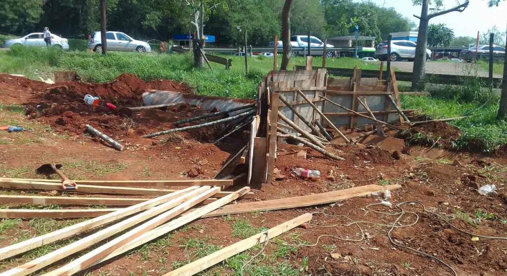Entorno da aduana de Puerto Iguazú está passando por obras