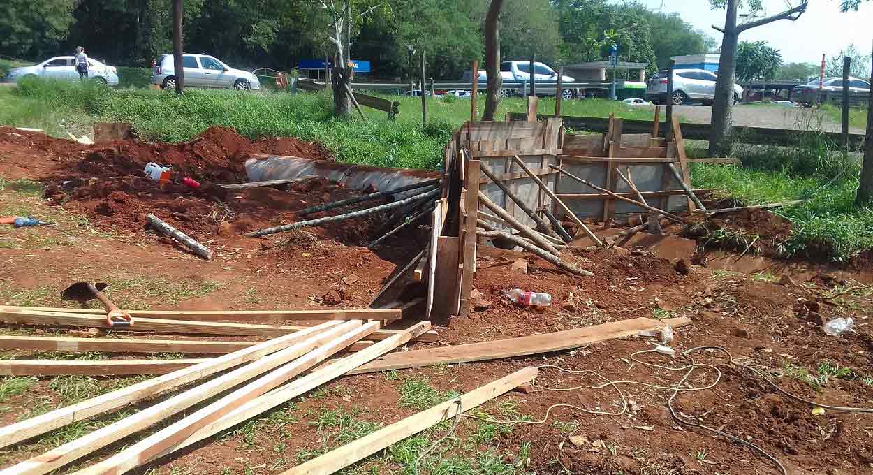 Entorno da aduana de Puerto Iguazú está passando por obras