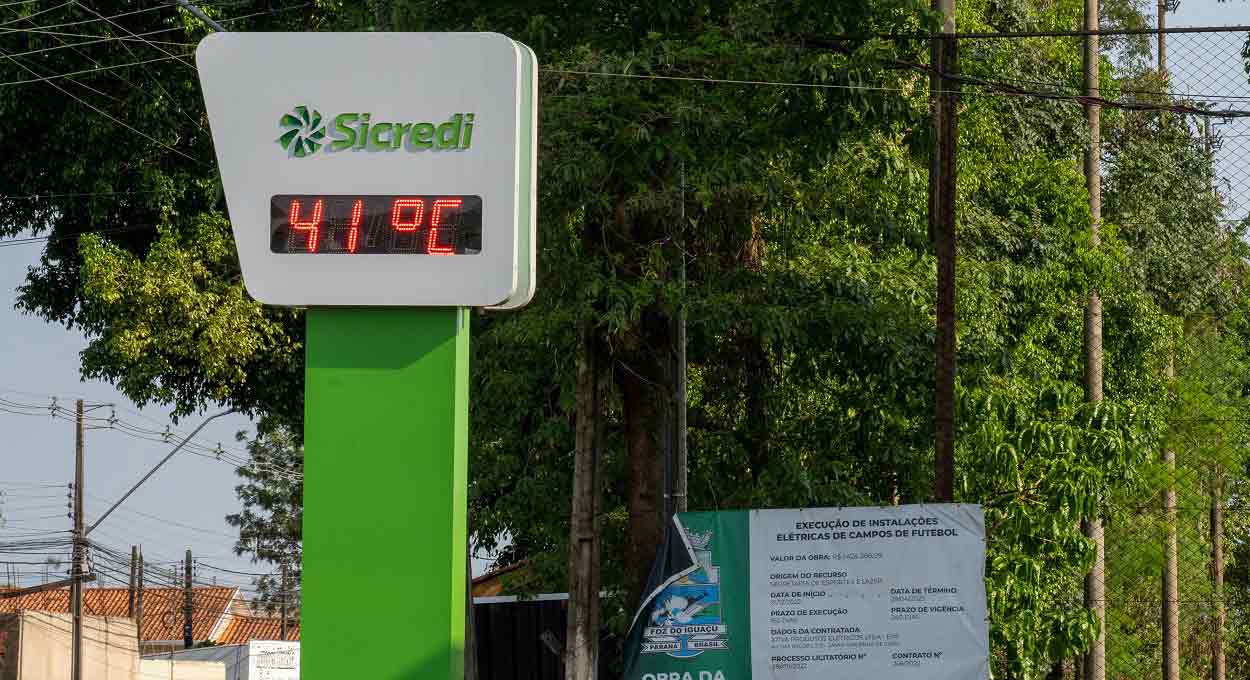 Segunda e terça terão picos de calor em Foz do Iguaçu – veja as máximas