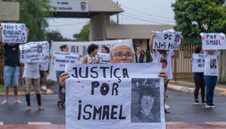 Protesto realizado em maio contra a morte do Ismael - Foto Marcos Labanca (arquivo)