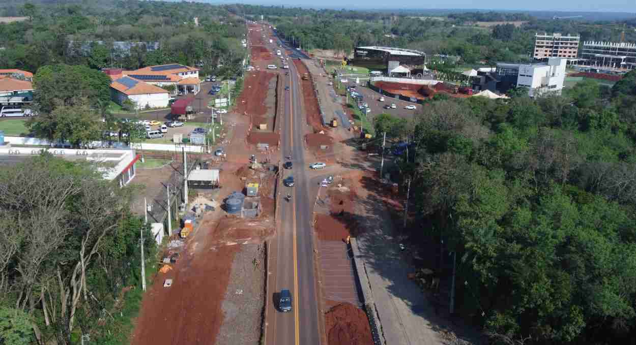 Obra da Rodovia das Cataratas altera o tráfego da via; veja o mapa