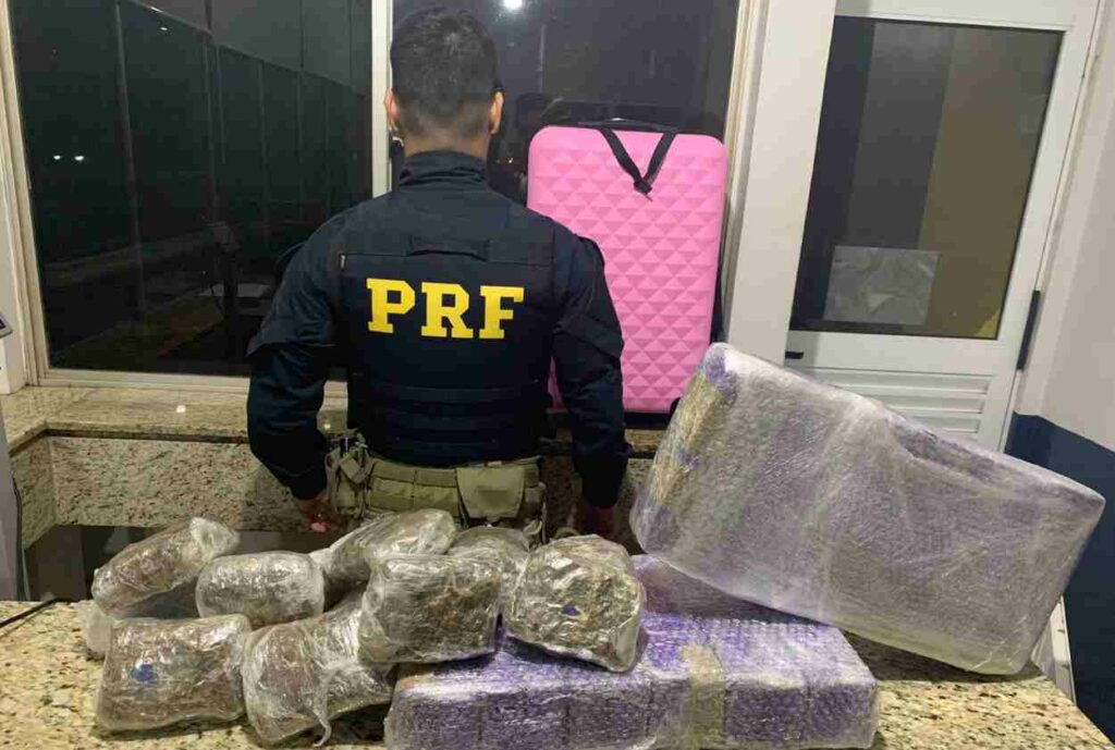 Mulher é presa com maconha e skunk em ônibus de Foz do Iguaçu a São Paulo