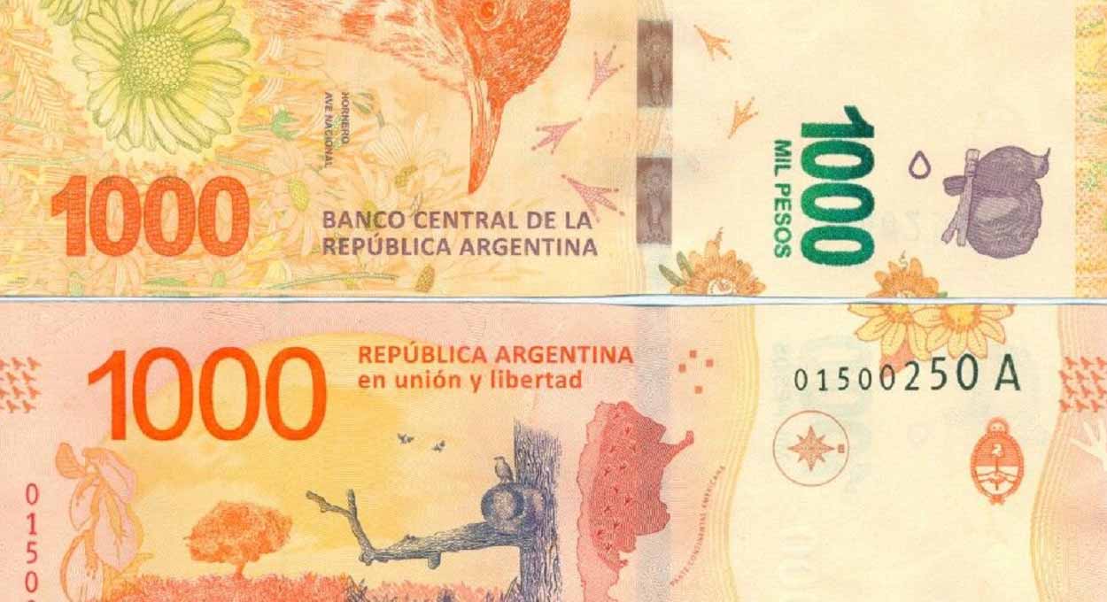 Cotação do peso despenca e dólar chega a P$ 1.000 na Argentina