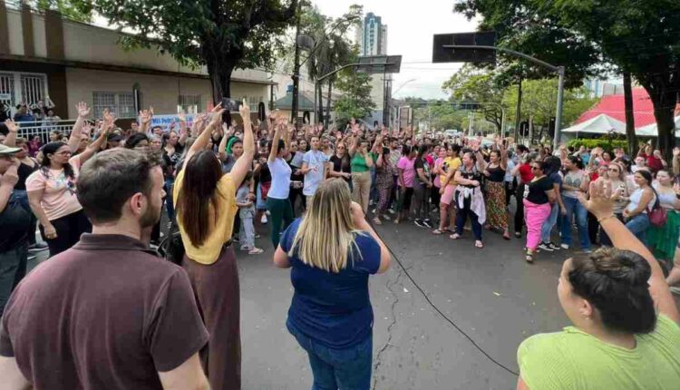 greve da educação municipal