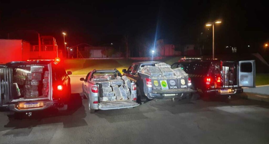 Campana leva polícia a apreender 3 toneladas de droga em área rural