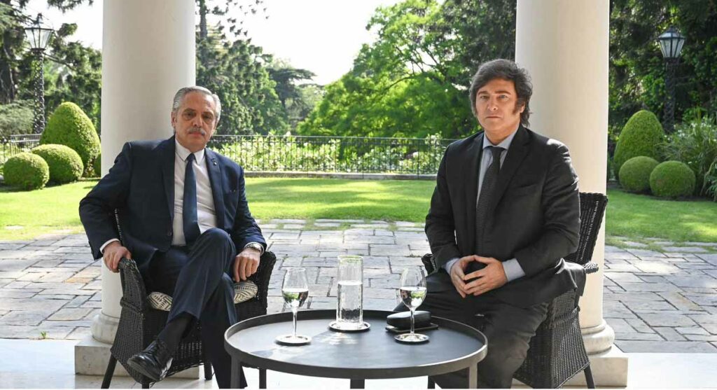 Argentina: Alberto Fernández e Javier Milei iniciam transição
