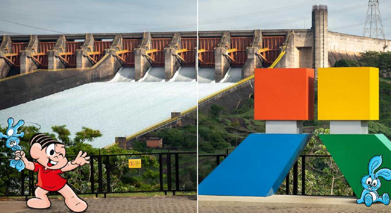 Usina de Itaipu recebe exposição sobre a Turma da Mônica