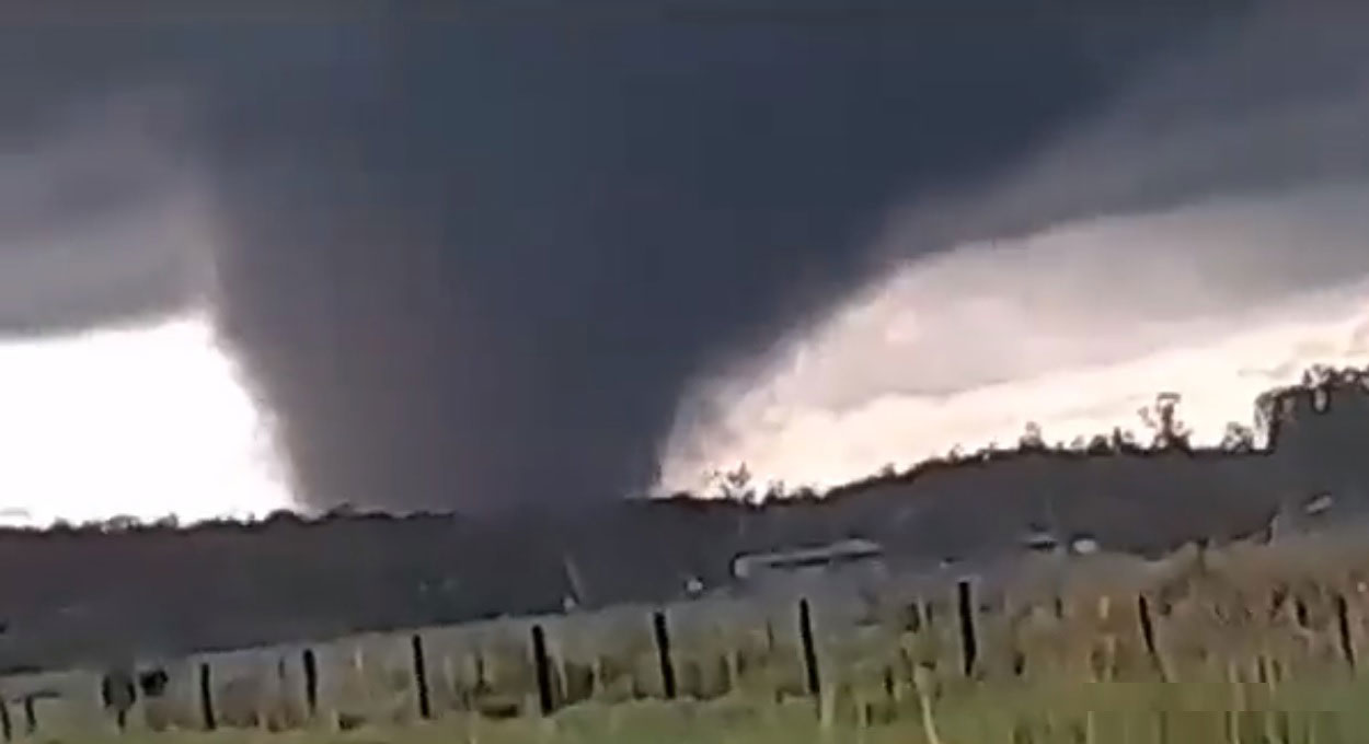 Meteorologista prevê que temporada de tornados irá até abril de 2024