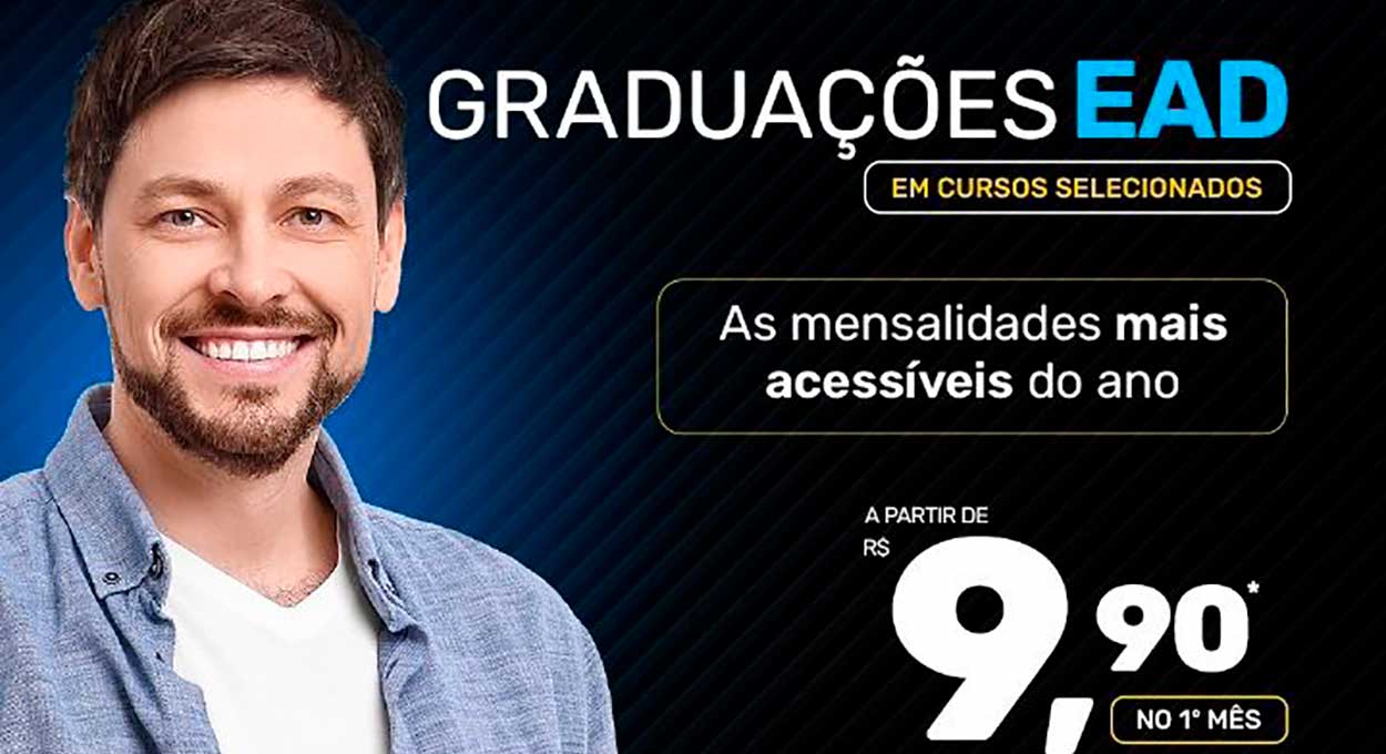 Black Week: UniCesumar oferece graduações EaD com a primeira mensalidade a R$ 9,90