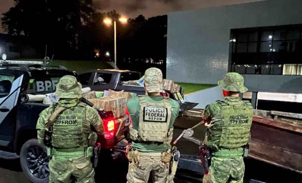Polícia tira de circulação uma tonelada de maconha em Foz do Iguaçu