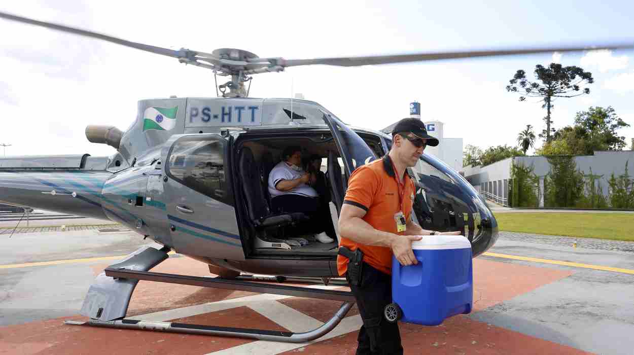 Aeronaves do Paraná batem recorde de órgãos transportados