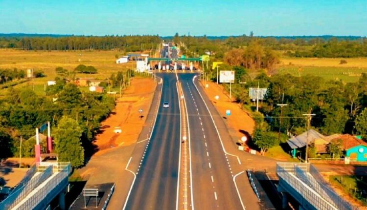 Rodovia PY02 tem quatro praças de pedágio no trecho entre Ciudad del Este e Assunção. Foto: Gentileza/MOPC (Arquivo)