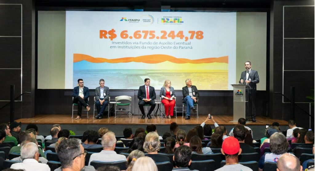 Itaipu repassa recursos para entidades do Oeste do Paraná