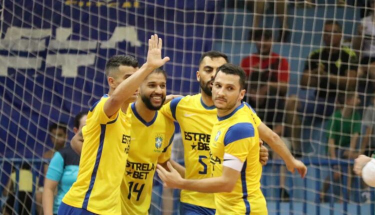 Brasil não tomou conhecimento dos adversários deste fim de semana. Foto: Gentileza/CBF Futsal