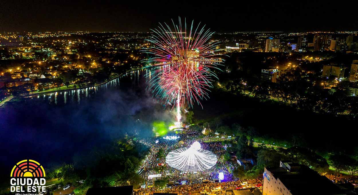 Ciudad del Este terá festa e queima de fogos na virada de ano