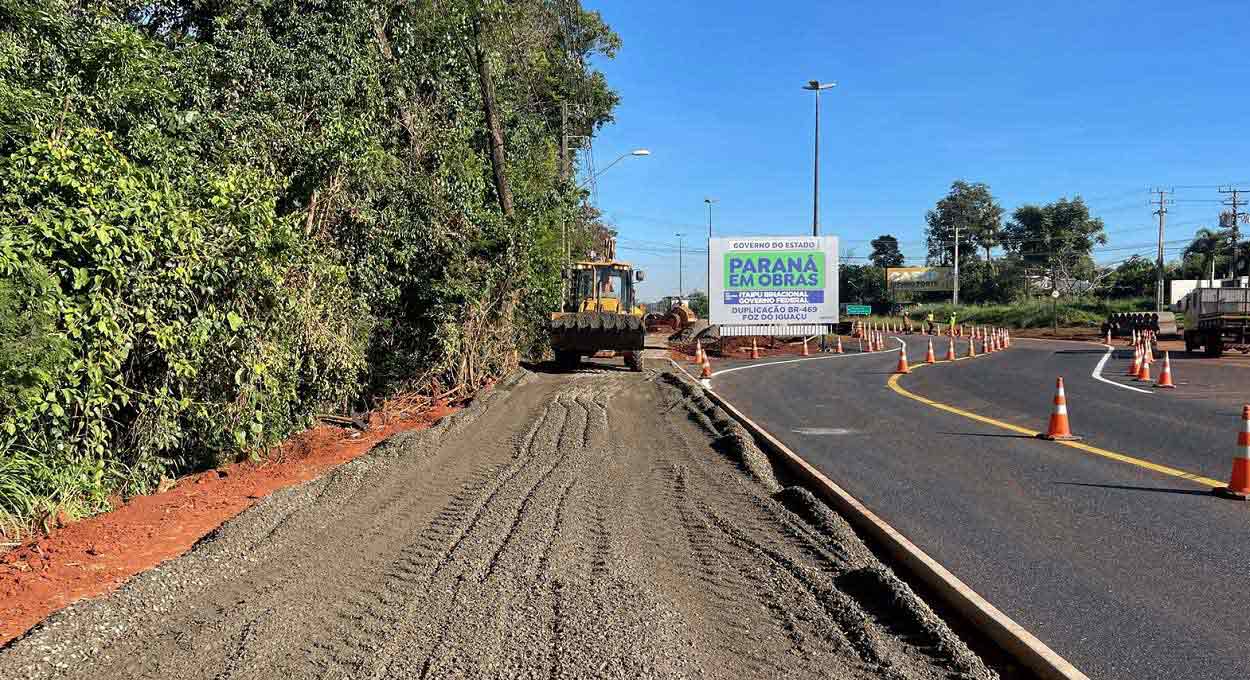 BR-469 está em sistema de pare e siga em Foz do Iguaçu – veja até quando