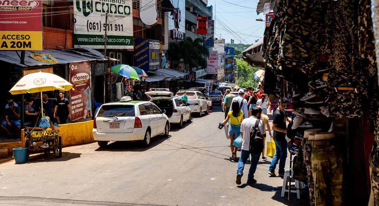 Comércio de Ciudad del Este registrou alta em 2023